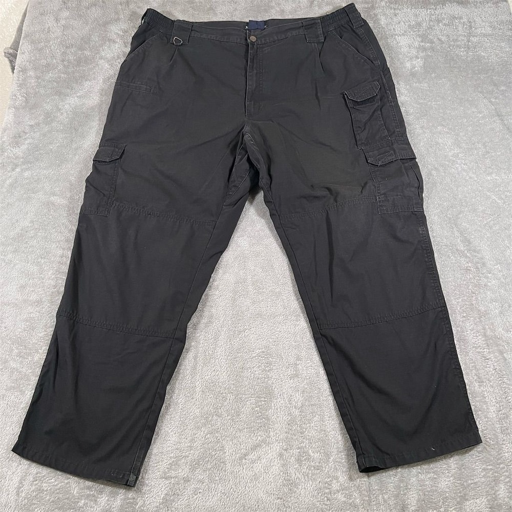 5.11 Tactical Men's Cargo Pants Black Size 44x30 (Actual 42x29) Ripstop Pockets